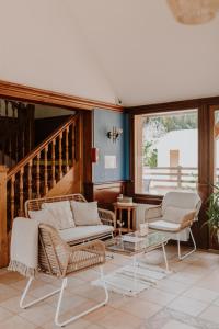 Posezení v ubytování Hôtel Le Romantica