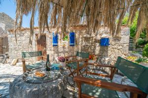 Patio nebo venkovní prostory v ubytování Stavros Villa
