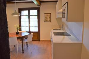 Kuchyň nebo kuchyňský kout v ubytování Peritxenea Landa Apartamentuak