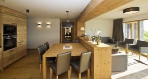 Kuchyň nebo kuchyňský kout v ubytování Chalet Winterbauer