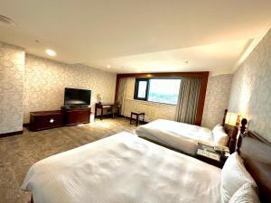 TV a/nebo společenská místnost v ubytování 喜客商旅 Seeker Hotel - Sanchong + 20 fotografií