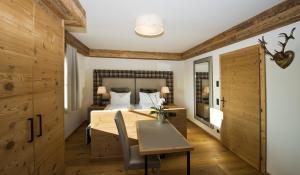Postel nebo postele na pokoji v ubytování Chalet Winterbauer