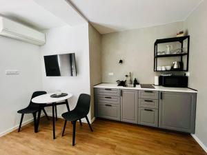 Una cocina o zona de cocina en Pension Mikulov
