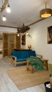 Ein Sitzbereich in der Unterkunft Cozy Design Flat in the heart of Antalya