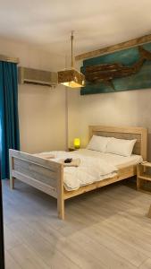 Ein Bett oder Betten in einem Zimmer der Unterkunft Cozy Design Flat in the heart of Antalya