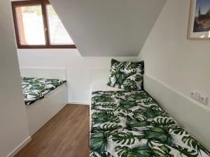 Cama o camas de una habitación en Pension Mikulov