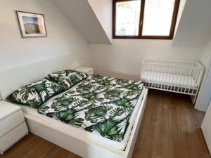 Cama o camas de una habitación en Pension Mikulov