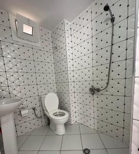 Kúpeľňa v ubytovaní Joni Apartments