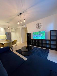 TV a/nebo společenská místnost v ubytování Apartman Julija