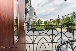 Balkón nebo terasa v ubytování Baltic Apartments - Willa Carmen