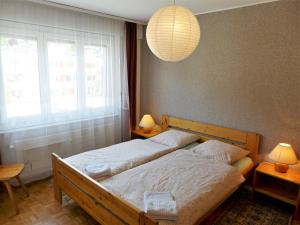 Postel nebo postele na pokoji v ubytování Apartment Genziana by Interhome