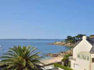 a view of the ocean from a house at Apartment Belle Vue Mer et Groix by Interhome in Ploemeur