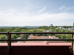 a view of the city from the balcony of a building at Apartment A907 by Interhome in Lahnstein