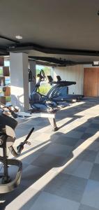 Phòng/tiện nghi tập thể dục tại Apartament Latarnia Morska