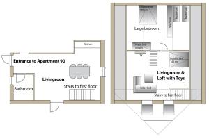 Pelan lantai bagi LILLEVANG APARTMENTs