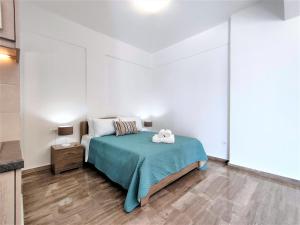 Cama o camas de una habitación en Studio Elpida Santorini