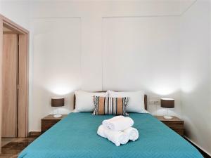Cama o camas de una habitación en Studio Elpida Santorini