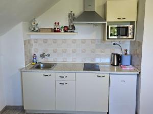 Kuchyň nebo kuchyňský kout v ubytování Apartment Andrea