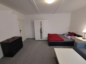 Postel nebo postele na pokoji v ubytování Sušice apartmán 18