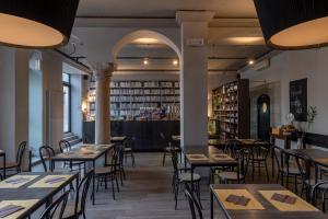Restoran või mõni muu söögikoht majutusasutuses Hotel dei Gonzaga, MantegnaHotels