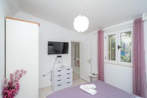 TV a/nebo společenská místnost v ubytování Apartment Santa