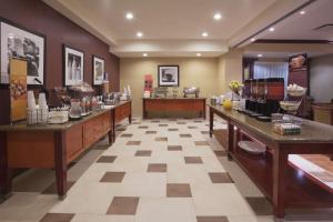 a hair salon with several counters in a room at Hampton Inn by Hilton Ciudad Victoria in Ciudad Victoria