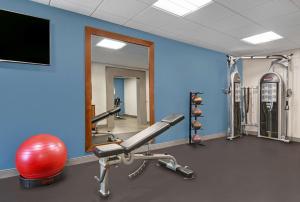 Fitness centrum a/nebo fitness zařízení v ubytování Hampton Inn Patriots Point