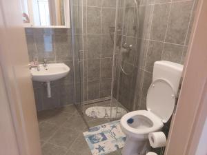 Koupelna v ubytování Apartman Jovici