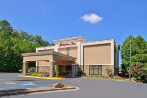 una representación del exterior de un hotel en Hampton Inn Cartersville, en Cartersville