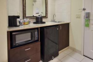 Kuchyň nebo kuchyňský kout v ubytování Hampton Inn & Suites Conroe I 45 North