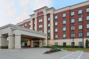 a rendering of the front of a hotel at Hampton Inn & Suites Dallas-Allen in Allen