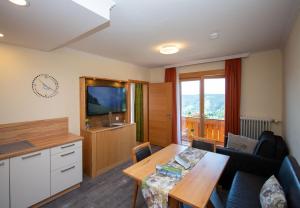 TV a/nebo společenská místnost v ubytování Aparthotel Ramsau