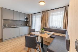 Kuchyň nebo kuchyňský kout v ubytování Residence Dilitz