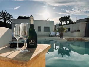 The swimming pool at or close to Finca Ocha - Calblanque