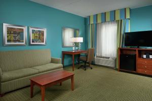 TV a/nebo společenská místnost v ubytování Hampton Inn Bermuda Run / Advance