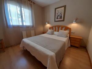 Katil atau katil-katil dalam bilik di Hostal Gúdar