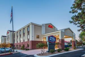 a rendering of the front of a hotel at Hampton Inn & Suites Los Alamos in Los Alamos