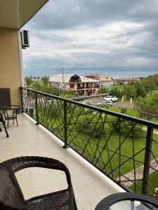 A balcony or terrace at Cristall Kobuleti