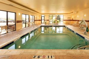 a pool in a house with a large swimming pool at Hampton Inn by Hilton Montrose in Montrose