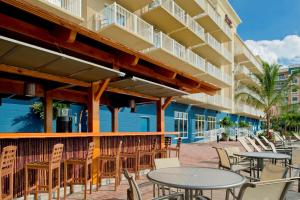 En balkon eller terrasse på Hampton Inn & Suites Ocean City