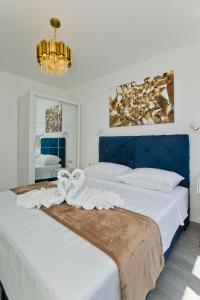 Posteľ alebo postele v izbe v ubytovaní Luxury Apartment Veronika