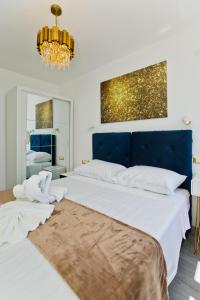 Posteľ alebo postele v izbe v ubytovaní Luxury Apartment Veronika