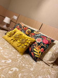 En eller flere senge i et værelse på Apartamento Oropesa Marinador