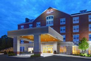 a rendering of the front of a hotel at Hampton Inn Bath - Brunswick Area , ME in Bath