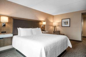 Postel nebo postele na pokoji v ubytování Hampton Inn Raynham-Taunton