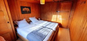 Letto o letti in una camera di Auberge le Mont-Gelé