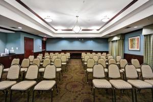 a room with rows of chairs and a table at Hampton Inn & Suites San Antonio/Northeast I-35 in San Antonio +32 photos