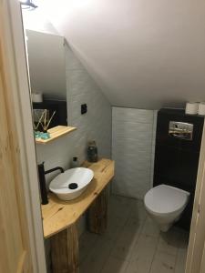 Koupelna v ubytování Hostel PrzyMorze