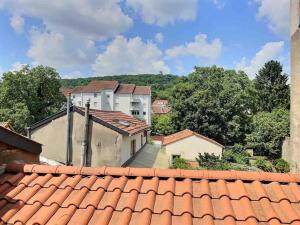 een uitzicht vanaf het dak van een huis bij Le Saint-Quentin in Longeville-lès-Metz