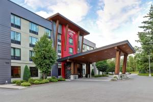a rendering of the front of a hotel at Hampton Inn by Hilton Chilliwack in Chilliwack